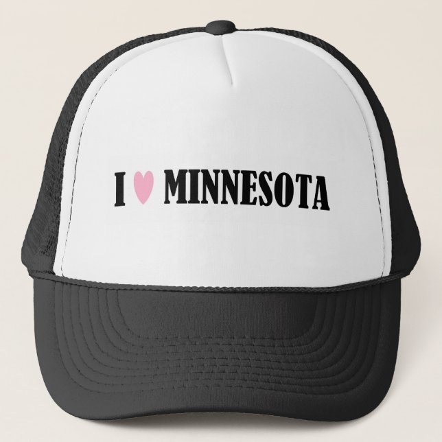 I LIEBE-MINNESOTA-HUT TRUCKERKAPPE (Vorderseite)