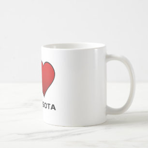 I LIEBE MINNESOTA KAFFEETASSE