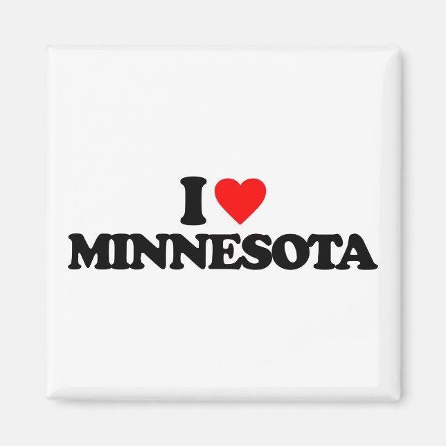 I LIEBE MINNESOTA MAGNET (Vorne)