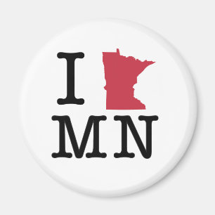 I Liebe Minnesota Magnet