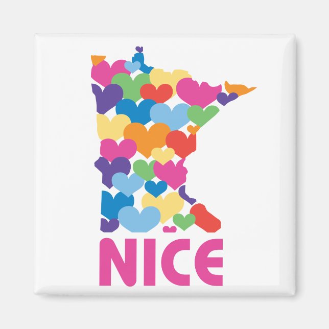 I Liebe Minnesota Magnet (Vorne)