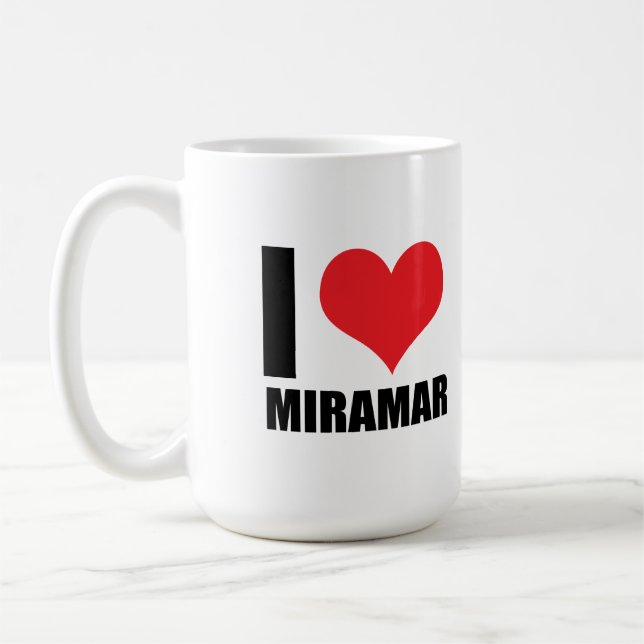 I Liebe Miramar Kaffeetasse (Links)