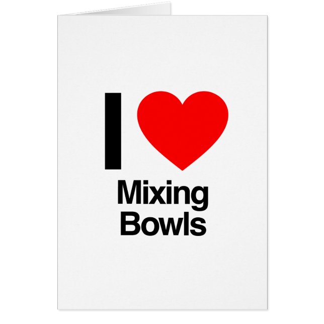 i Liebe Mischschüsseln (Vorne)
