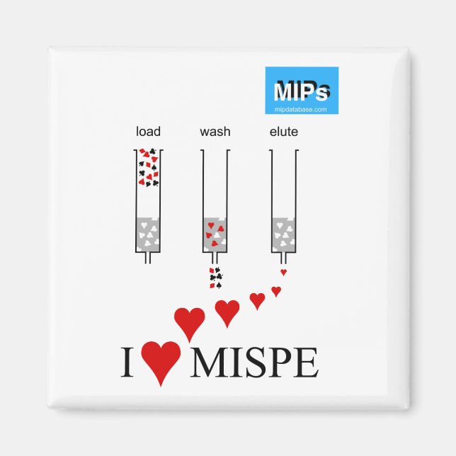 I Liebe MISPE Magnet (Vorne)