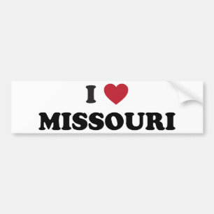I Liebe Missouri Autoaufkleber