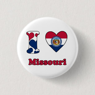 I Liebe Missouri Button