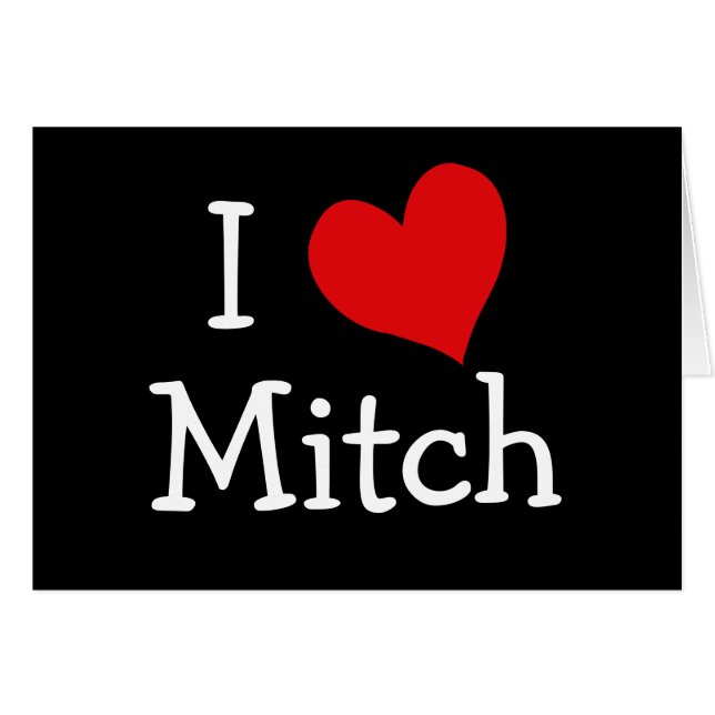I Liebe Mitch (Vorderseite (Horizontal))
