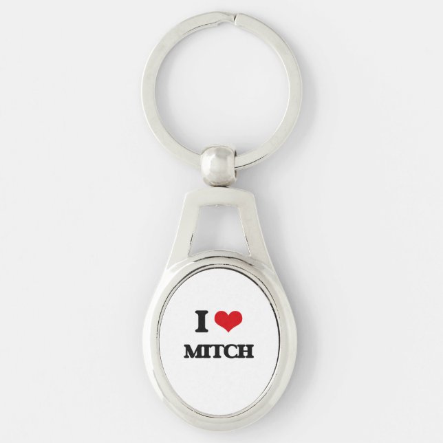 I Liebe Mitch Schlüsselanhänger (Vorderseite)