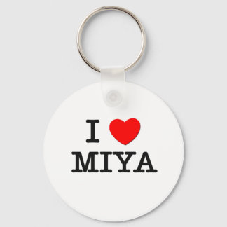 I Liebe Miya Schlüsselanhänger