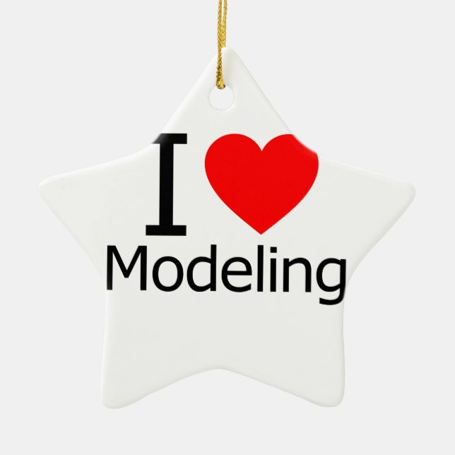 I Liebe Modellierung Keramikornament (Vorne)