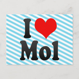 I Liebe Mol, Belgien Postkarte