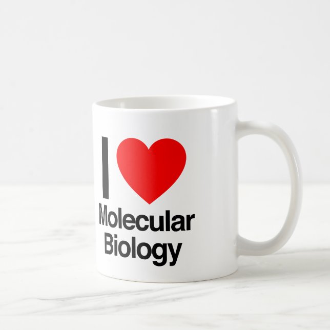 i Liebe Molekularbiologie Tasse (Rechts)
