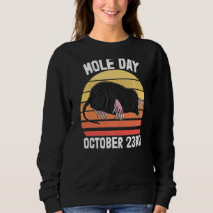 I Liebe Moles Day Oktober 23 Männer Niedlich klein Sweatshirt