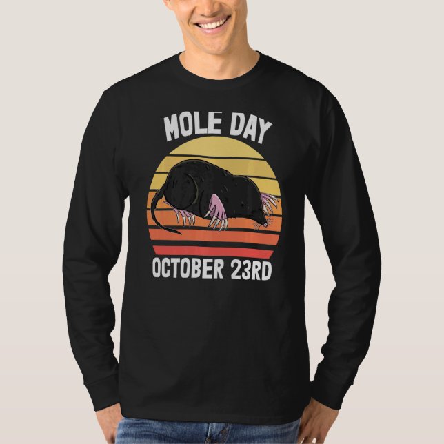 I Liebe Moles Day Oktober 23 Männer Niedlich klein T-Shirt (Vorderseite)