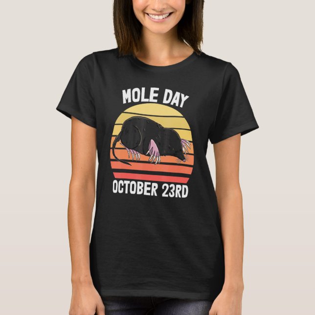 I Liebe Moles Day Oktober 23 Männer Niedlich klein T-Shirt (Vorderseite)