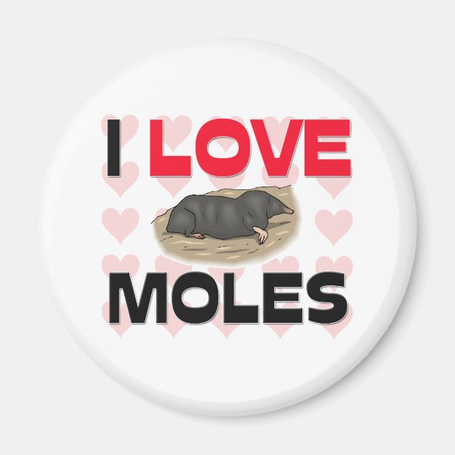 I Liebe Moles Magnet (Vorne)