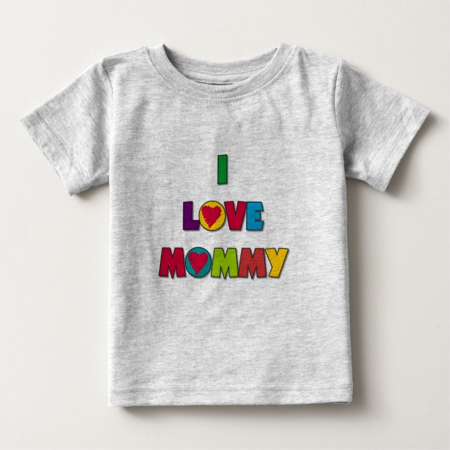 I Liebe Mommy T - Shirt und Geschenke (Vorderseite)