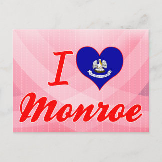 I Liebe Monroe, Louisiana Postkarte