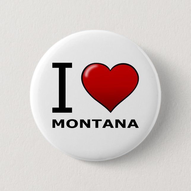 I LIEBE MONTANA BUTTON (Vorderseite)