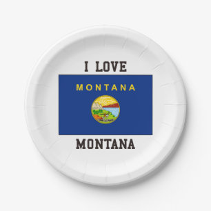 I Liebe Montana Pappteller