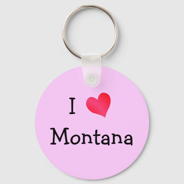 I Liebe Montana Schlüsselanhänger (Vorderseite)