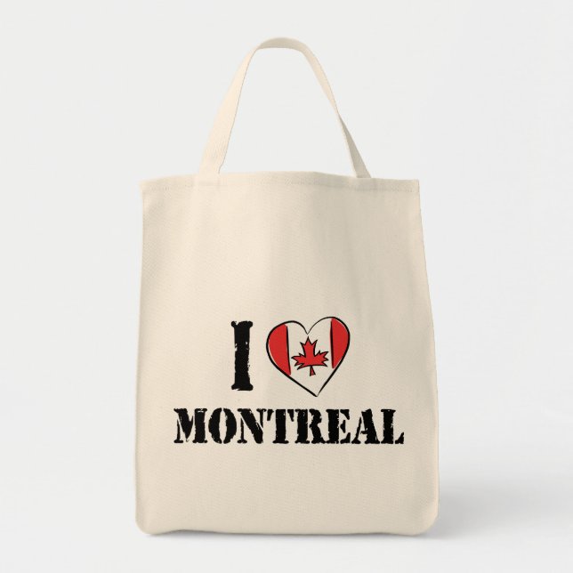 I Liebe Montreal Kanada Tragetasche (Vorne)