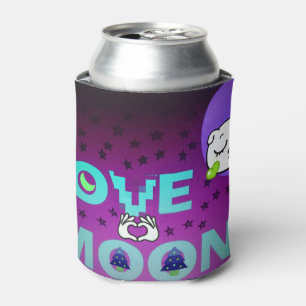 "I Liebe Moon" - Ein skurriler Kunstentwurf Dosenkühler