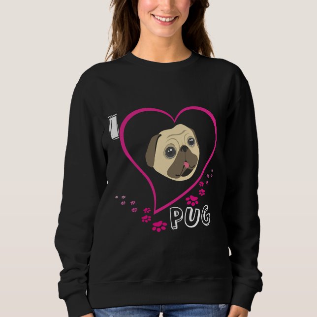 I Liebe MOPS Shirt Classic T - Shirt 95 (Vorderseite)
