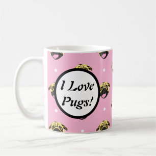 I Liebe Möpse Tasse
