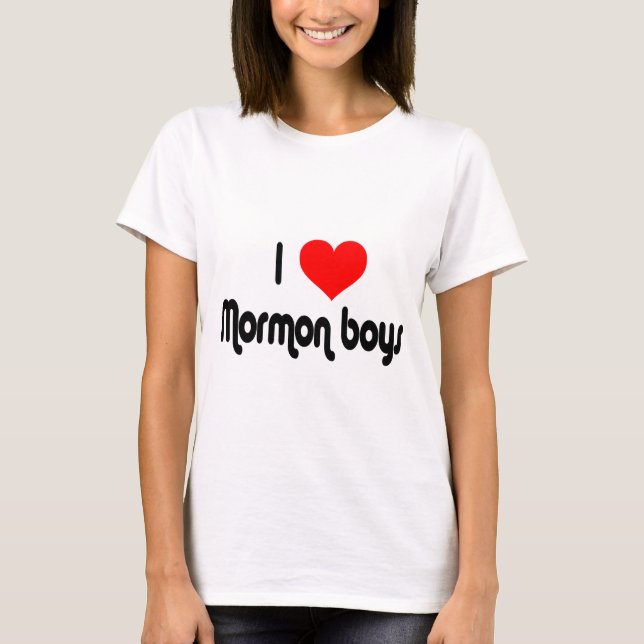 I Liebe-Mormonen-Jungen T-Shirt (Vorderseite)