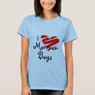 I Liebe-mormonische Jungen, lds, Mormone, Kirche, T-Shirt