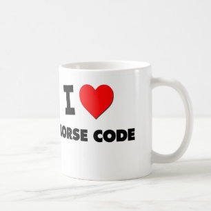 I Liebe-Morsealphabet Kaffeetasse