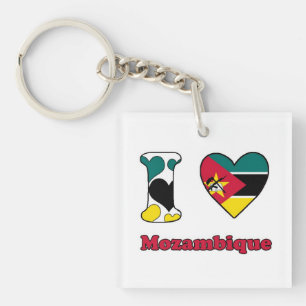 I Liebe Mosambik Schlüsselanhänger