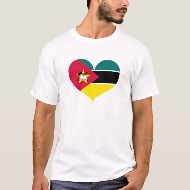 I Liebe Mosambik T-Shirt (Vorderseite)