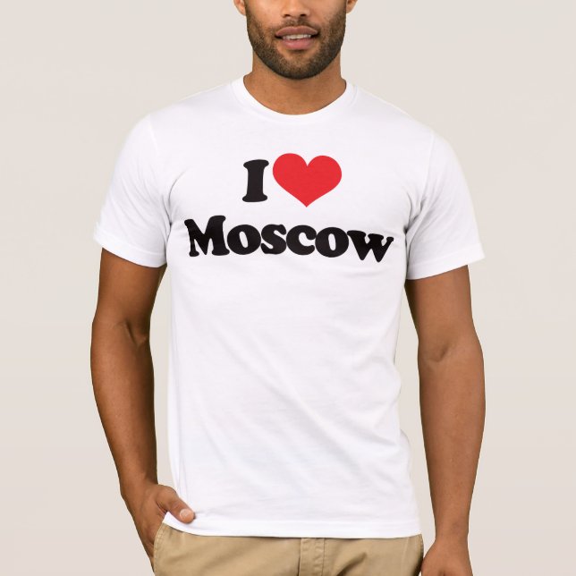 I Liebe Moskau T-Shirt (Vorderseite)