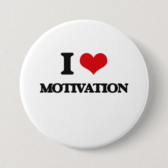I Liebe-Motivation Button (Vorderseite)