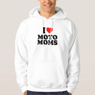 i Liebe moto moms Hoodie