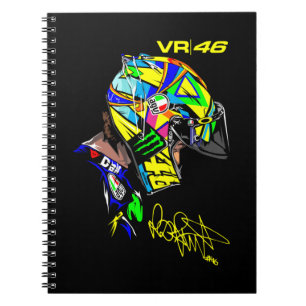 I Liebe Motorrad Kunstgeschenk für Biker Notizblock
