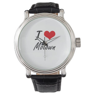 I Liebe MOTOWN Armbanduhr