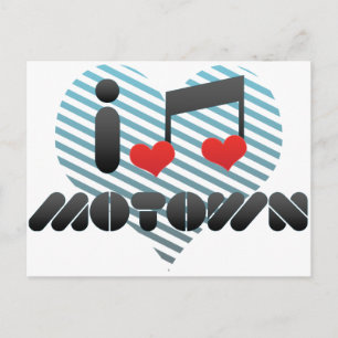 I Liebe Motown Postkarte