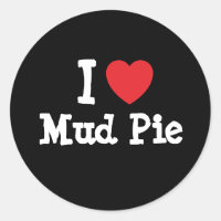 I Liebe Mud Pie Herz T - Shirt