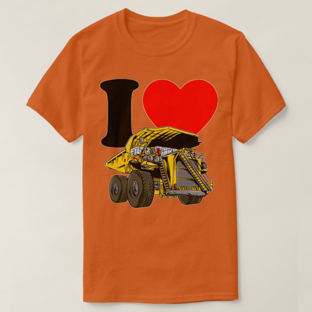 i Liebe-Müllwagen T-Shirt (Design vorne)