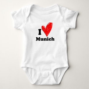I Liebe München Baby Strampler