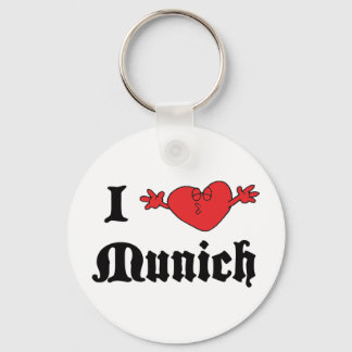I Liebe München Schlüsselanhänger