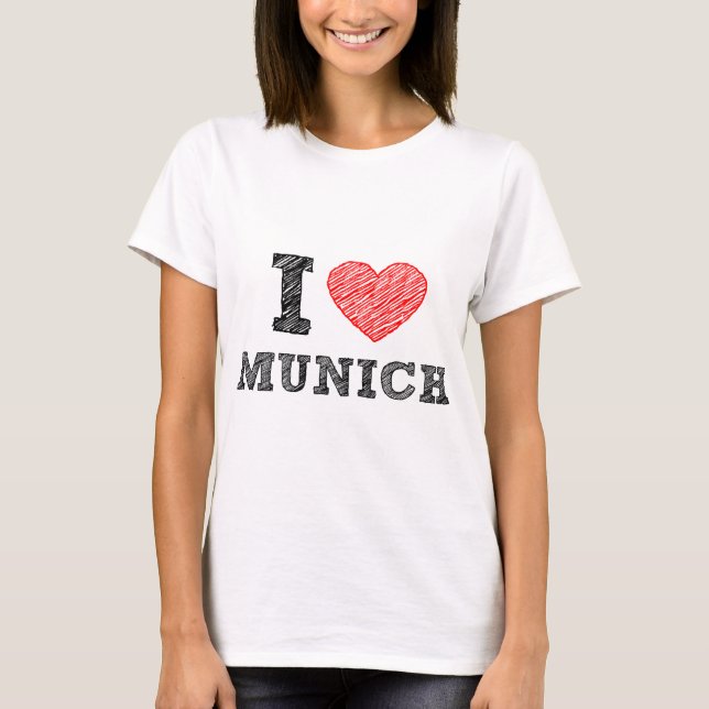 I Liebe München T-Shirt (Vorderseite)