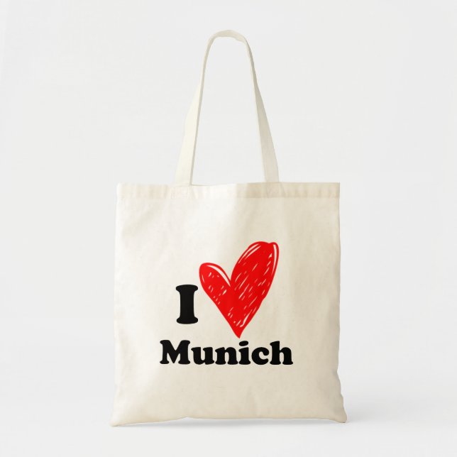 I Liebe München Tragetasche (Vorne)