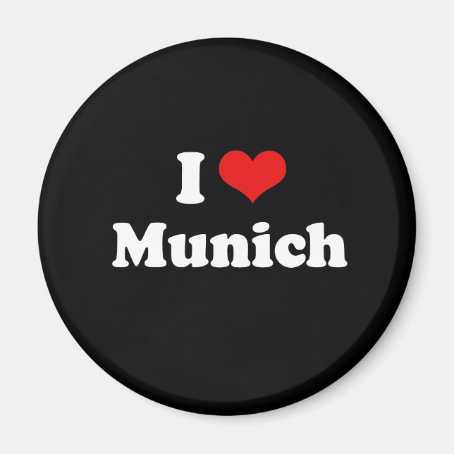 I LIEBE MUNICH MAGNET (Vorne)