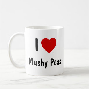 I Liebe Mushy Peas Kaffeetasse