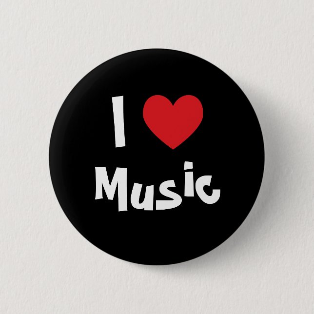 I Liebe Music Button (Vorderseite)