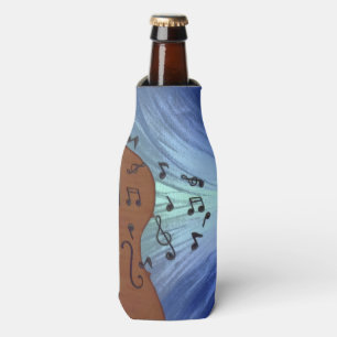I Liebe Music Gitarre Flasche und Can Cooler Flaschenkühler